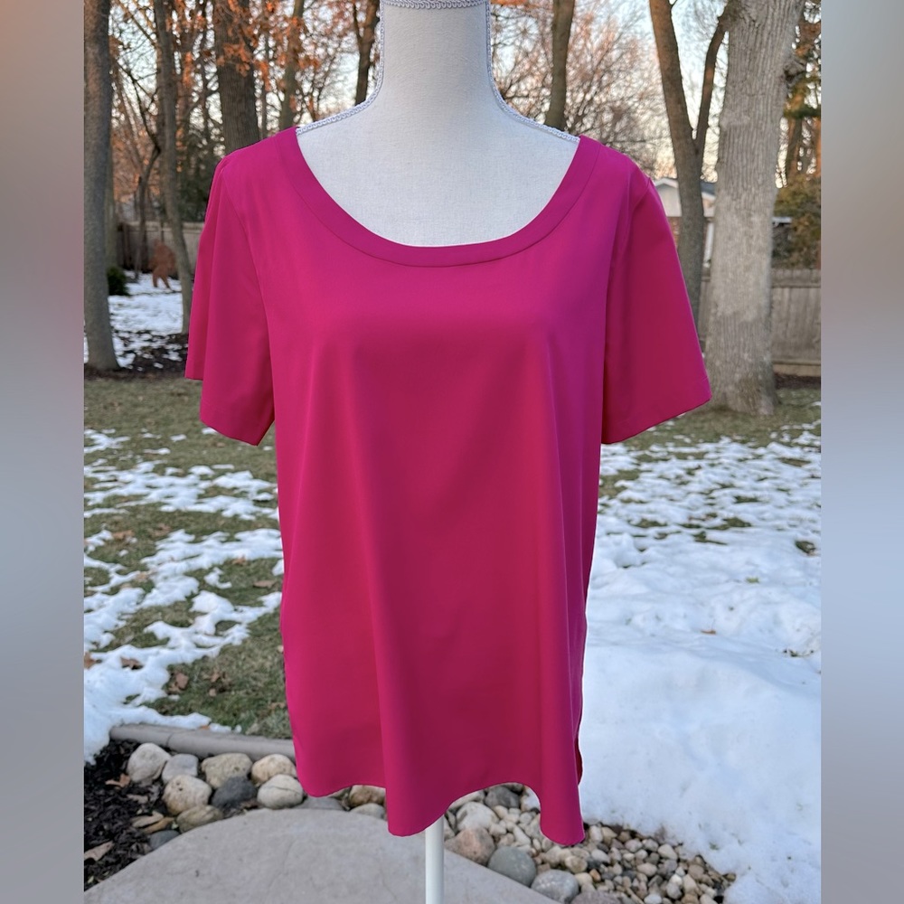 2/$10 Banana Republic pink shirt, large